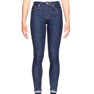 Naked and Famous skinny jeans in active denim size 24